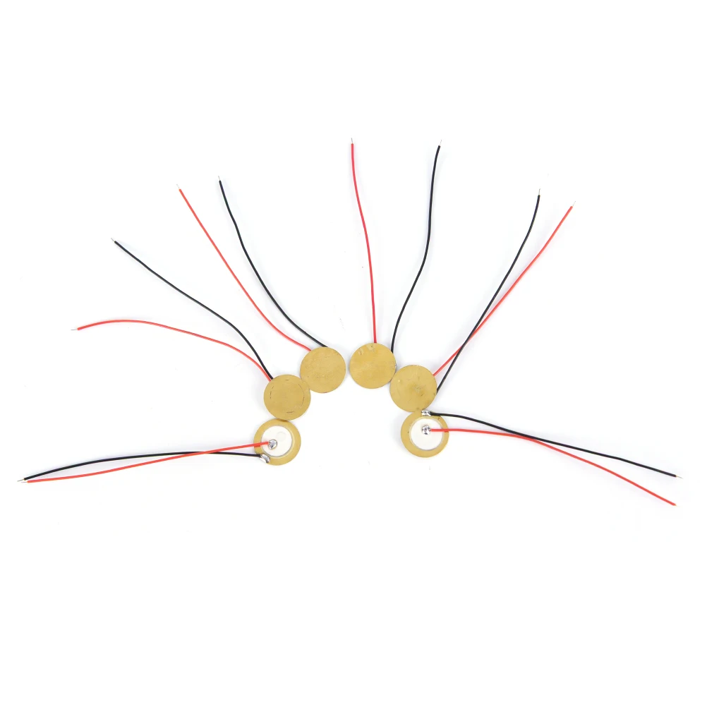 6 шт. 12 мм 15 пиезо дисковые элементы с выводами коробка для сигар инструмент