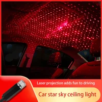 car roof projection light usb portable adjustable led atmosphere light interior ceiling projector for cars bedrooms parties