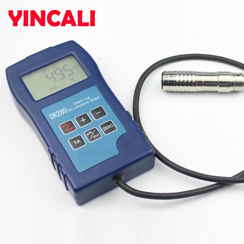 Двойного назначения покрытие толщиномер DR280 сухой пленки прибор для измерения