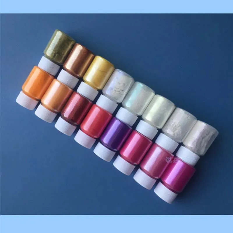 Polvo colorante de resina epoxi, 10g, polvo de perla, relleno Manual DIY, tonificaci&oacute;n de Color, fabricaci&oacute;n de joyas, Toner epoxi, 32 colores por juego-2