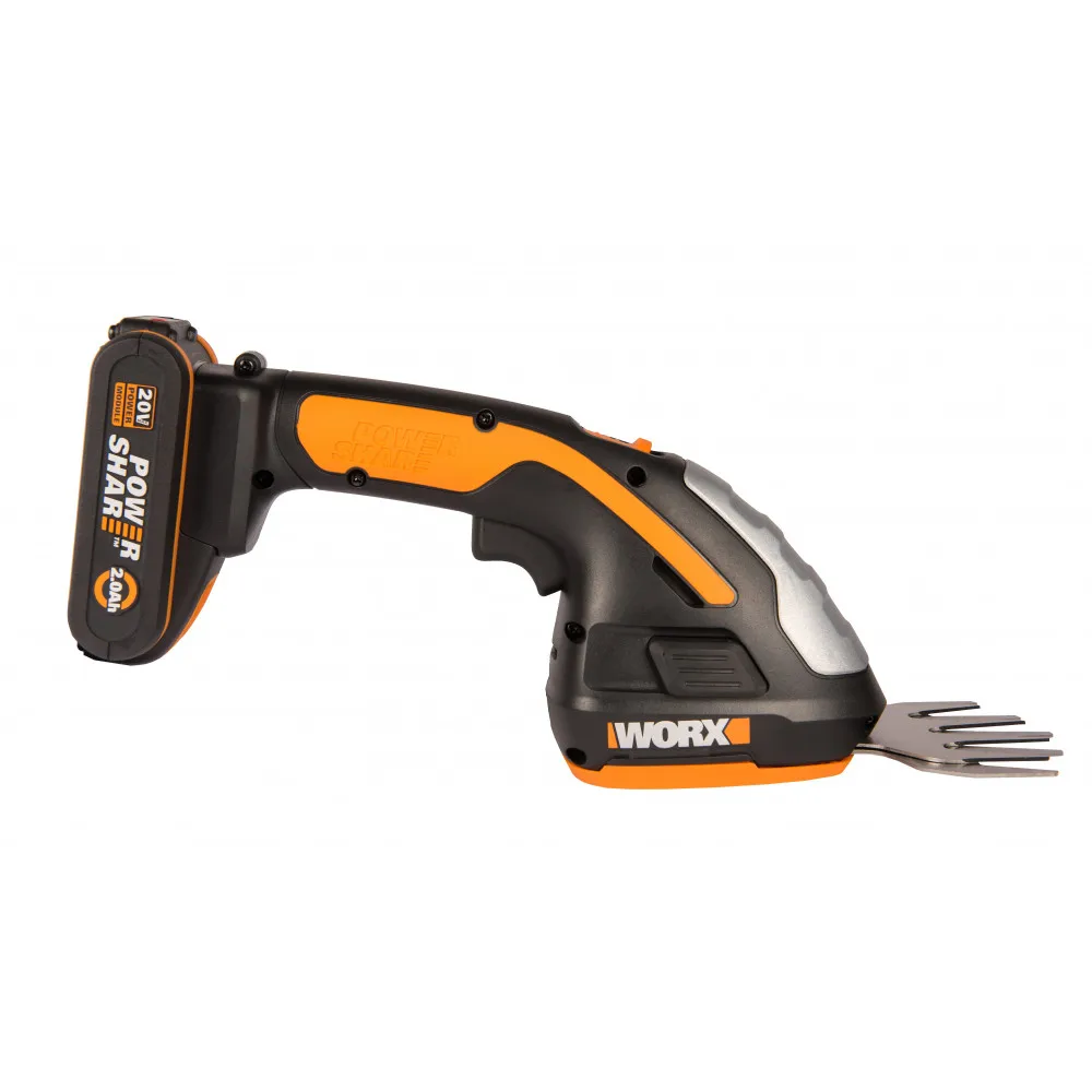 Ножницы для стрижки травы и кустарников аккумуляторные WORX WG801E 10 20см 20В АКБ 2А*ч ЗУ