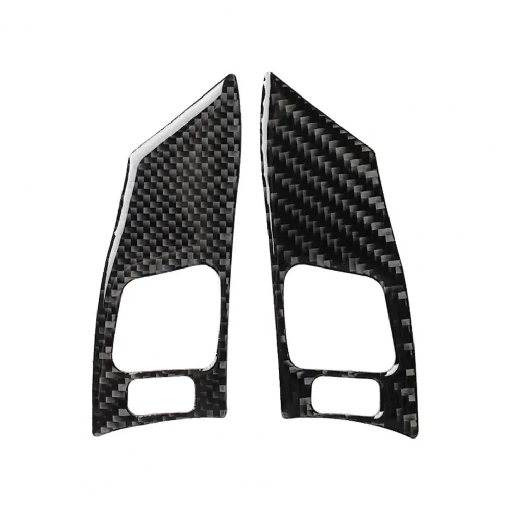 

2 шт., наклейки на руль автомобиля, из углеродного волокна