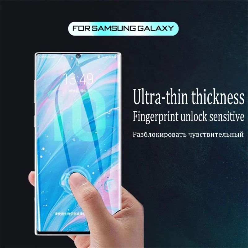 120D Full Coverage Tempered Glass For Samsung Galaxy Note 20 S20 Ultra 10 9 8 Screen Protector On S10E S10 S8 S9 Plus