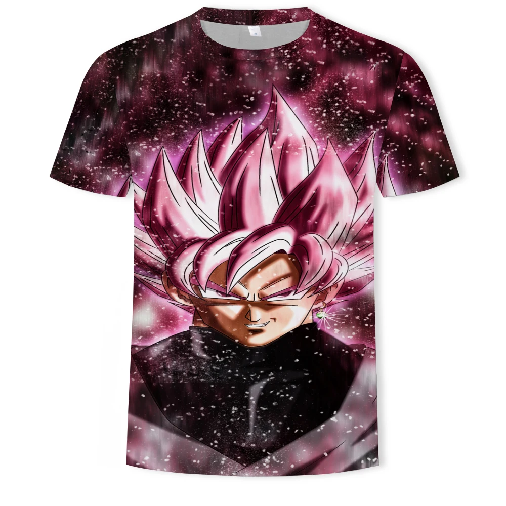 

Funny Men's T-Shirt Anime Harajuku Tops 3D Graphic T-Shirt Summer Round Neck Shirt Boys Apparel Plus Size Streetwear