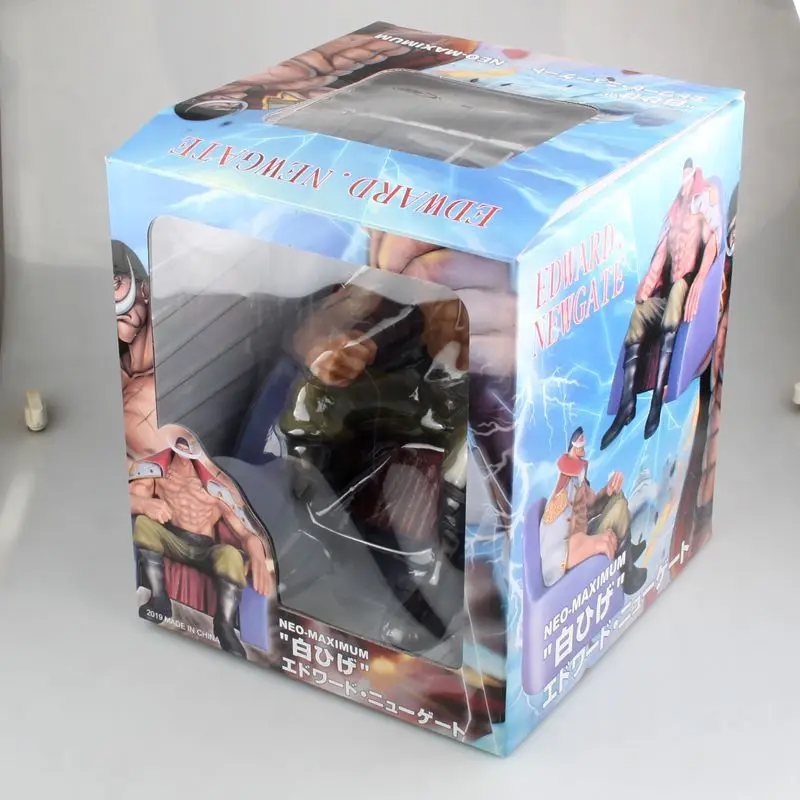 

8" Anime ONE PIECE POP Edward Newgate Whitebeard Four Emperor Sofa Ver PVC Statue Portrait Action Figure Collect Model Toy K90