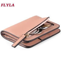 2022 women wallet high quality pu leather small fresh and thin multi card coin purse exquisite wallet fashion lady clutch
