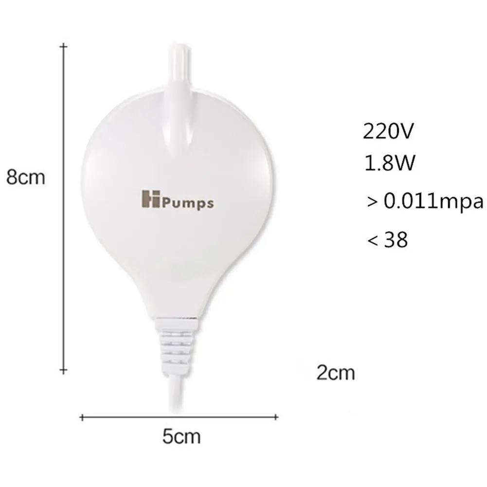 

Mini Mute Oxygen Pump for Aquarium Fish Bowl Supplies