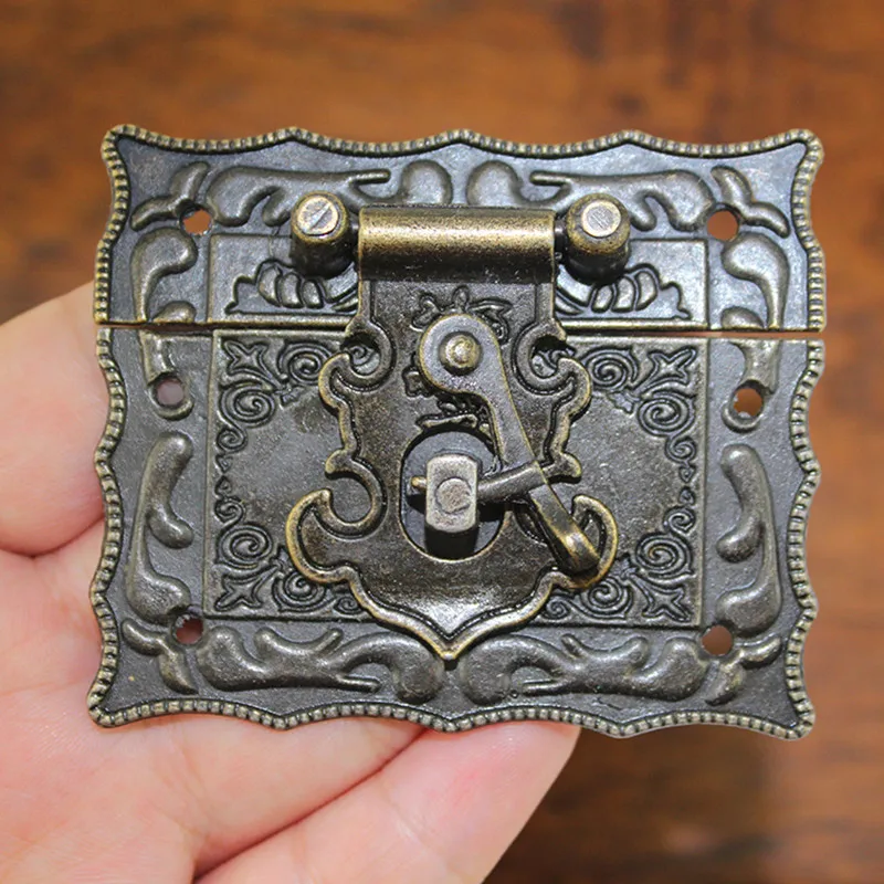 Розничная продажа коробок для чемоданов винтажные деревянные Коробочные замки