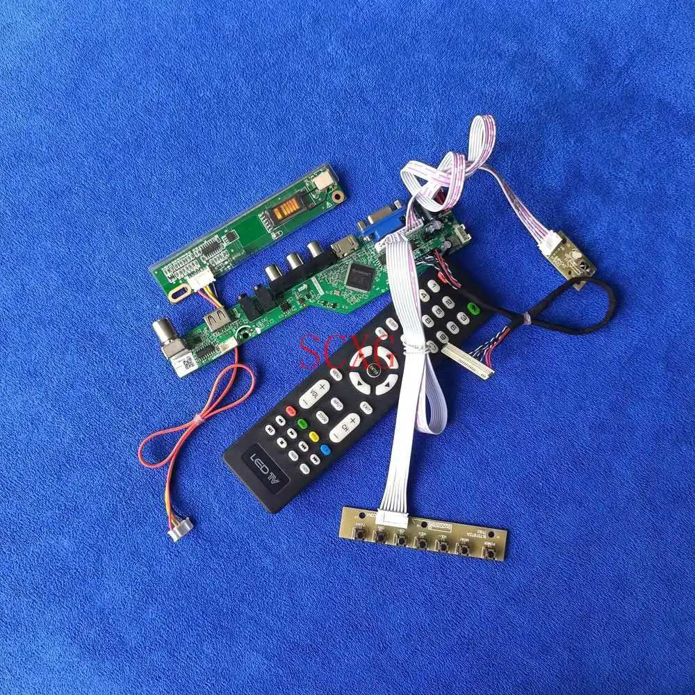 

ЖК-дисплей экран накопитель карта 30Pin LVDS 1 с холодным катодом (CCFL) AV VGA USB HDMI-совместимых подходят LP171WP4-TL03/TLA1/TLB1/TLN1/TLQ1/TLR1 1440*900 комплект аналоговы...