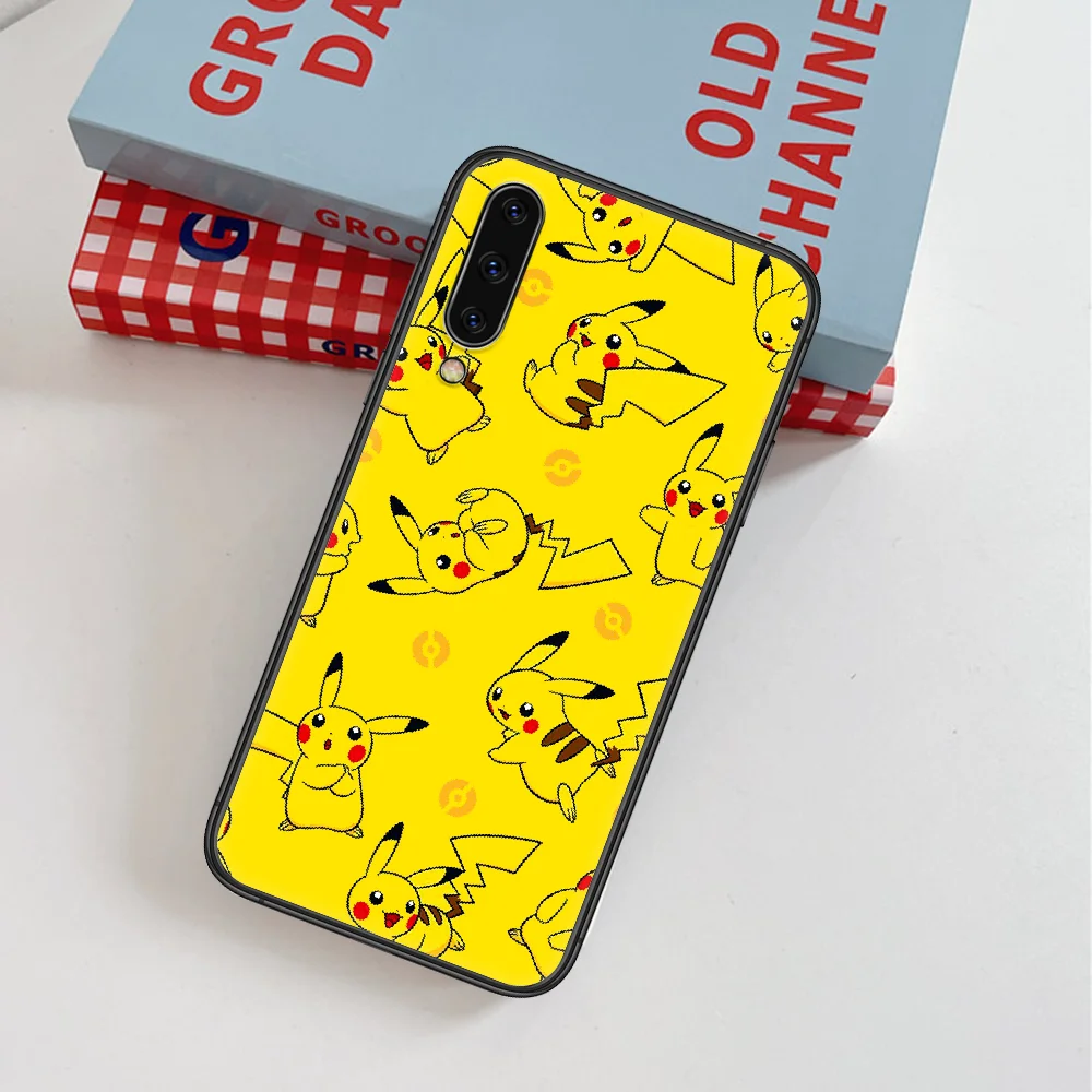 

Pokemons Pikachus Cute Cartoon Phone Case For Samsung Galaxy A 3 5 7 8 10 20 20E 21S 30 30S 40 50 51 70 71 black Waterproof
