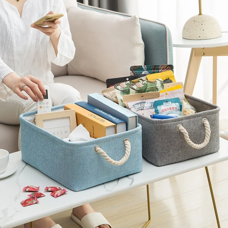 Складная льняная корзина для хранения игрушек и домашних животных | Дом сад