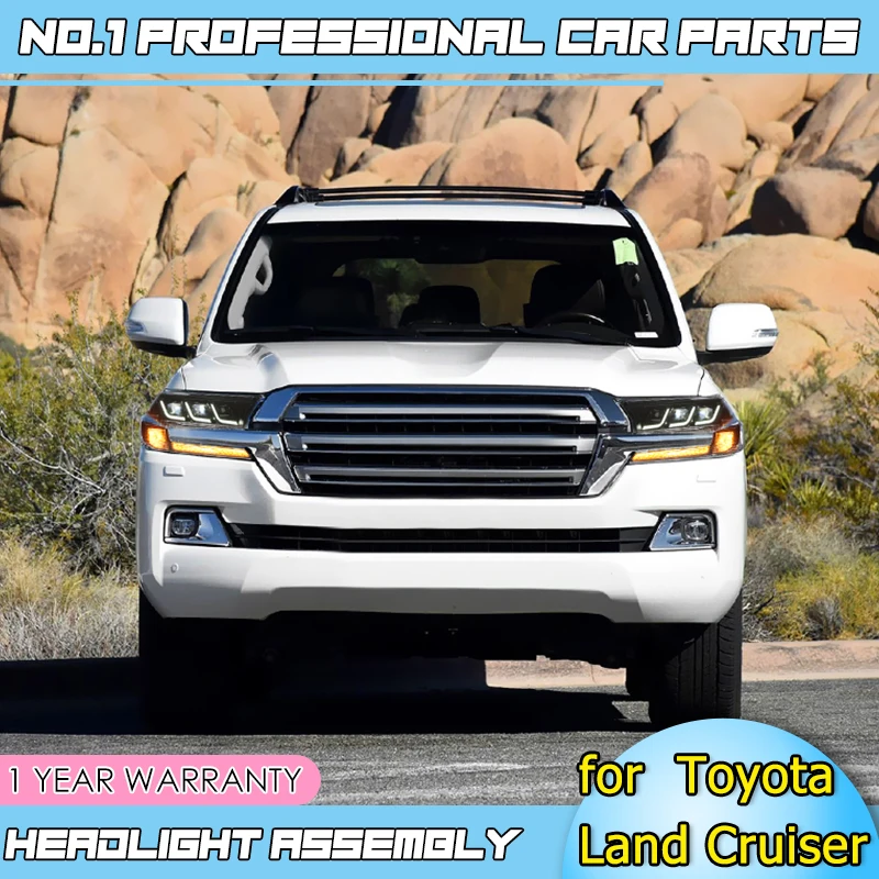 Автомобильные аксессуары светодиодный ные фары для Toyota Land Cruiser 17-19 фар головного