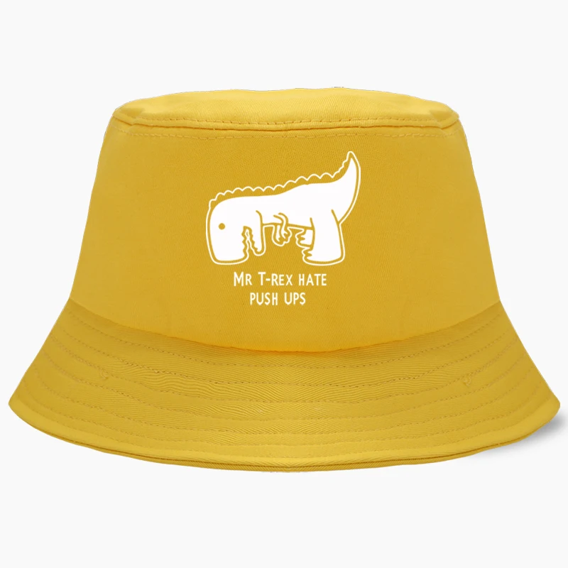 Панама с забавным мультяшным рисунком MR T REX HATES головной убор для защиты от солнца