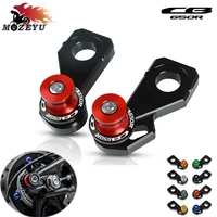 cnc motorcycle rear wheel axle stand pick up hook set for honda cb650r neo sports cafe cb 650r cb 650 r 2019 cotton reels