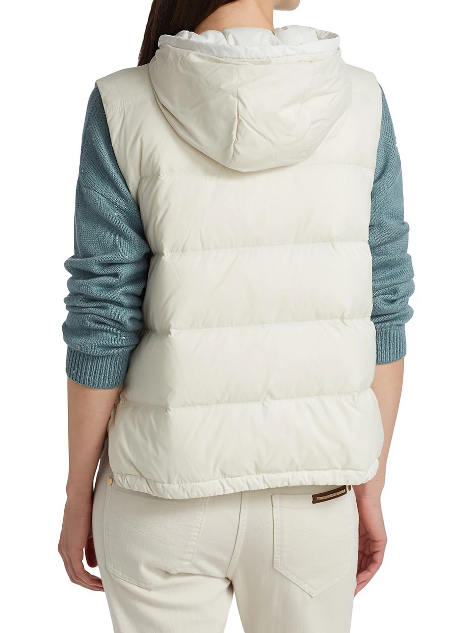Duck Down Jacket Women Plus Size Waistcoat Puffer Jacket Winter Warm Outwear Down Padded Hooded Coat Zip Up Sleeveless Down Vest