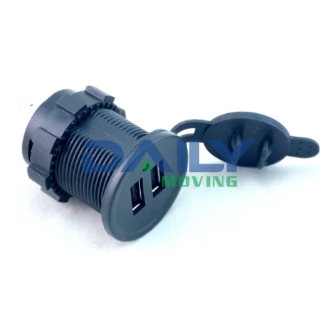 IP68 водонепроницаемый DC12V 24V Dual USB Автомобильное зарядное устройство с 2 портами