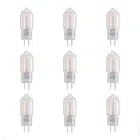 10 шт.лот G4 Светодиодная Лампочка 3 Вт мини светодиодная лампа 220 В переменного тока 12 В постоянного тока светодиодная лампочка-кукуруза SMD2835 заменяемые галогеновые люстры 20 Вт