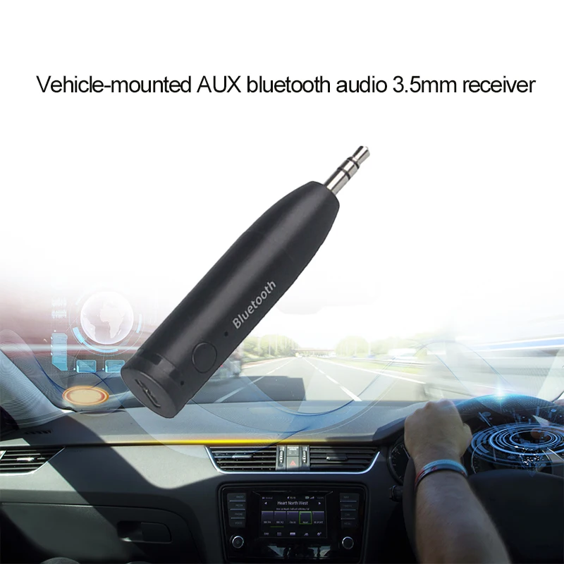 Bluetooth беспроводной аудио приемник 3 5 мм разъем Aux адаптер стерео Handsfree для