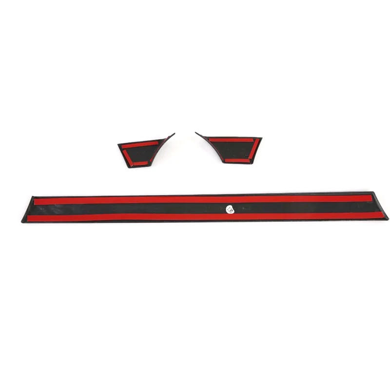 

Car Styling 3PCS ABS Plastic Dashboard Console Decorative Strips Cover Trim For Mazda 6 Atenza 2019 2020 Left Hand Drive