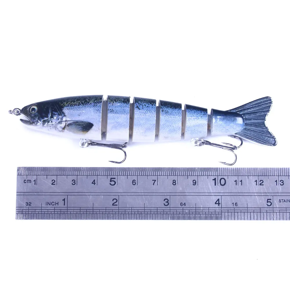 3/5 шт. 12 7 см 22 г опускается на дно рыболовные приманки наживки комплект 6 сегментов