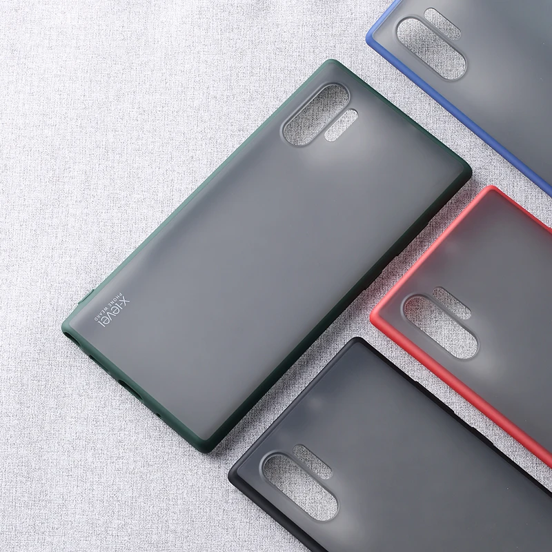 

X-Level Transparent Case For Samsung Note 10 Plus Hard PC Soft Silicone Edge Back Phone Cover For Samsung Galaxy Note 10 Case