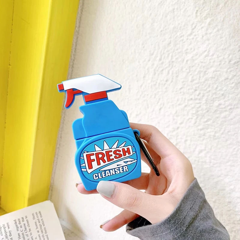 Элитный бренд Funnly милые 3D свежий бутылку Моющее средство для силиконовый чехол