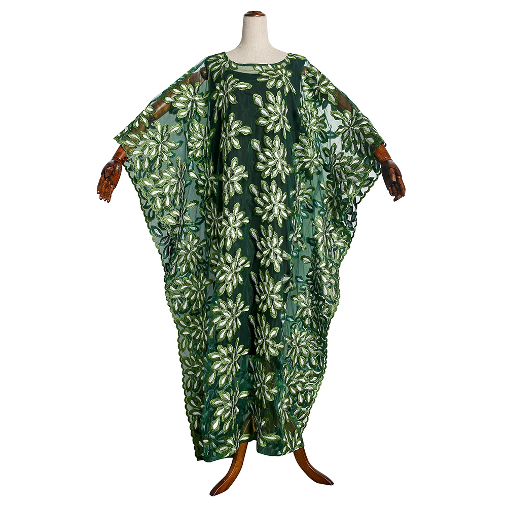 African Lace Dresses for Women 2021 New Dashiki Boubou Robe Africaine Femme Bazin Riche Embroidered Party Dress Clothes | Тематическая