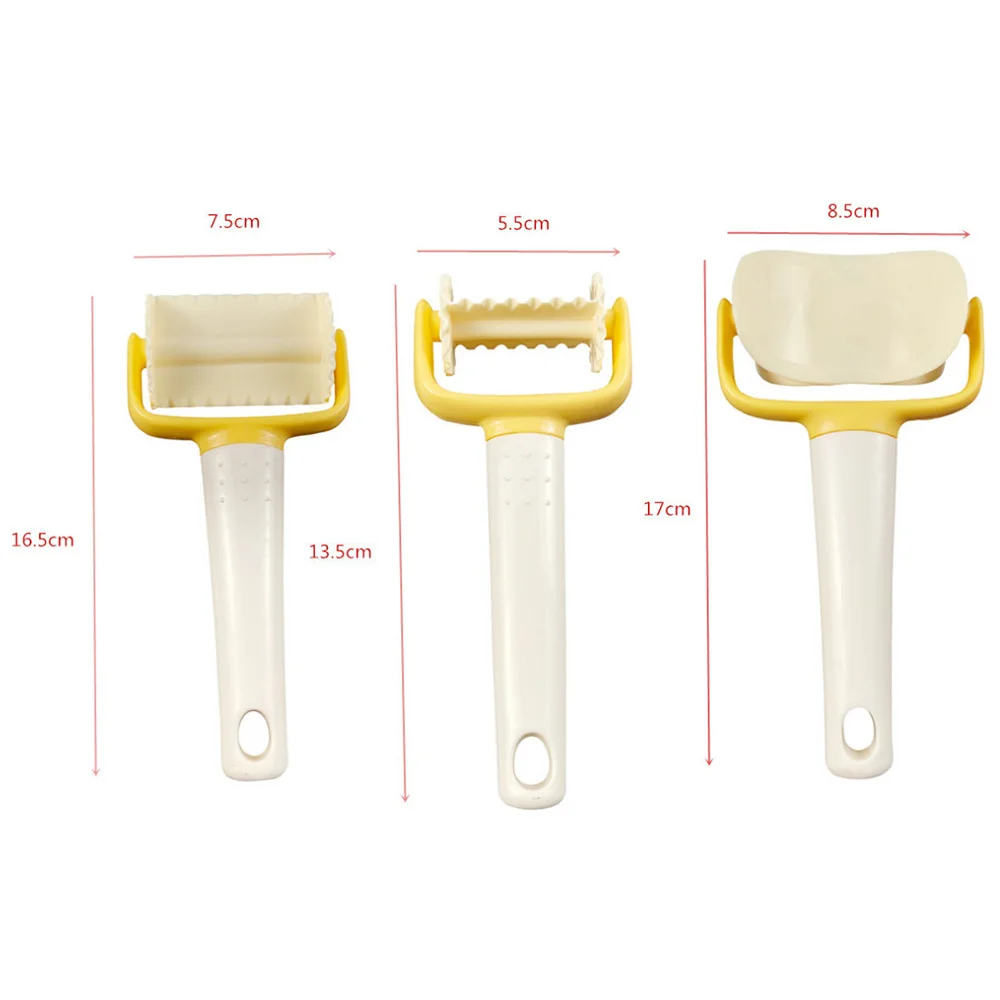 

Pastry Dough Roller Cutter Plastic Biscuit Cake Baking Cutting Tool Rolling