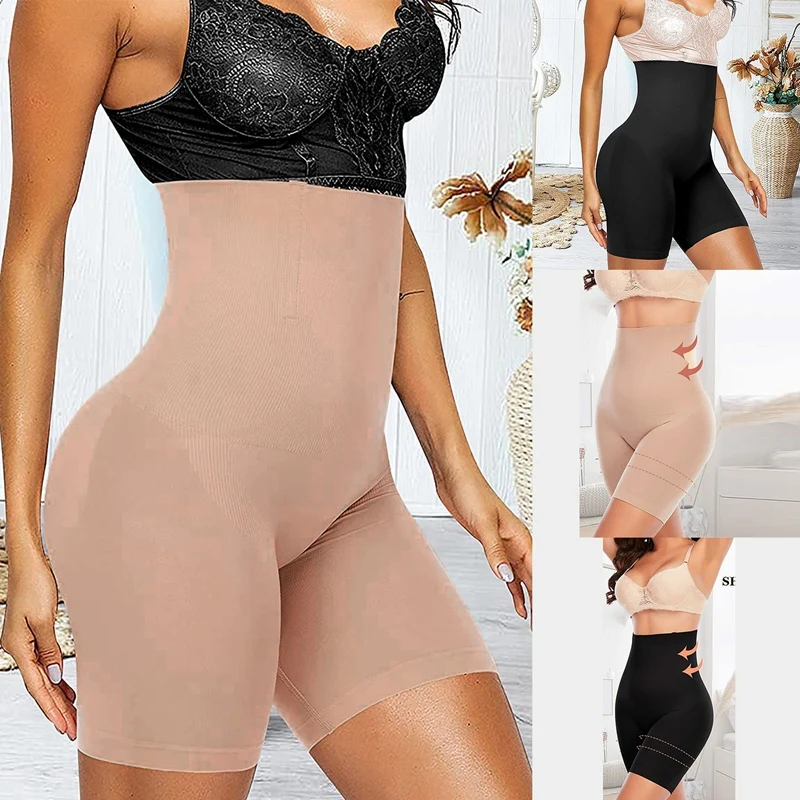 

High Waisted Body Shaper Shorts Shapewear For Women Tummy Control Thigh Slimming Clothing