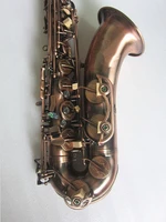new high quality saxophone tenor sax professional tenor saxophone musical instruments saxophone antique copper and case