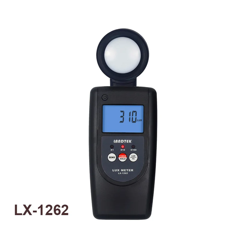 

Digital LX-1262 Lux Meter Light Meter Luminometer Range LCD Display