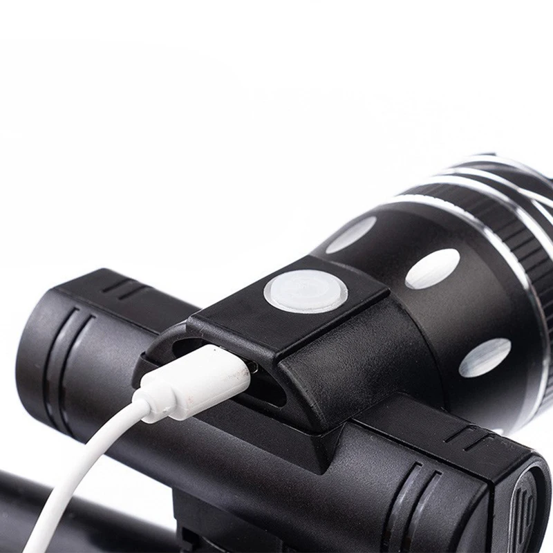 

Hot Bicycle Light 350 Lumen T6 Led Bike Headlight Zoom USB Rechargeable Aluminum Alloy Upgrade Mount Bike Accessory