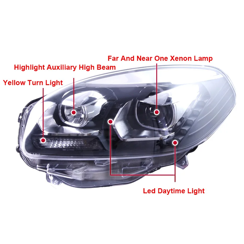 Новый модифицированный светодиодный налобный фонарь Baificar в сборе абажур на руль