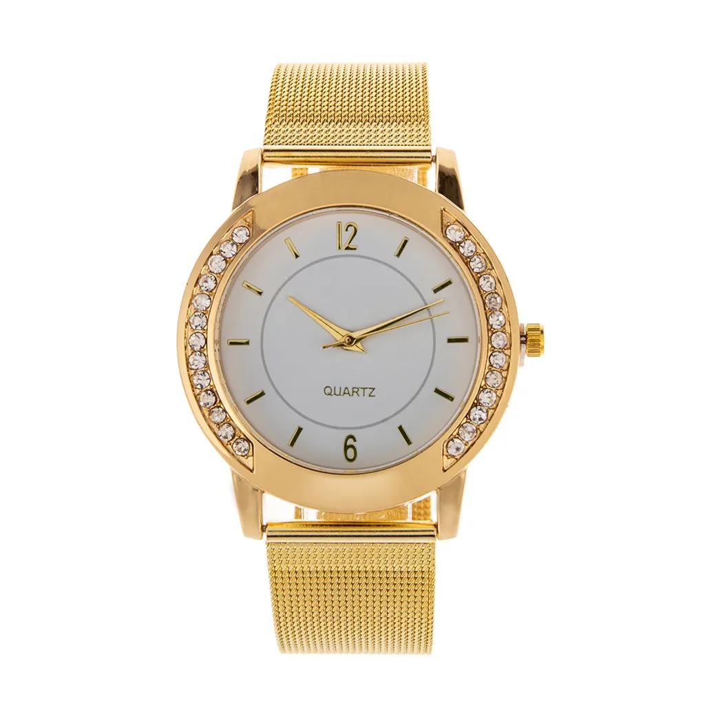 

Quartz Wrist Watch Fashion Man retro Design Stainless Steel Analog Quartz Wrist Watch Simple scale dial male watch Reloj mujer