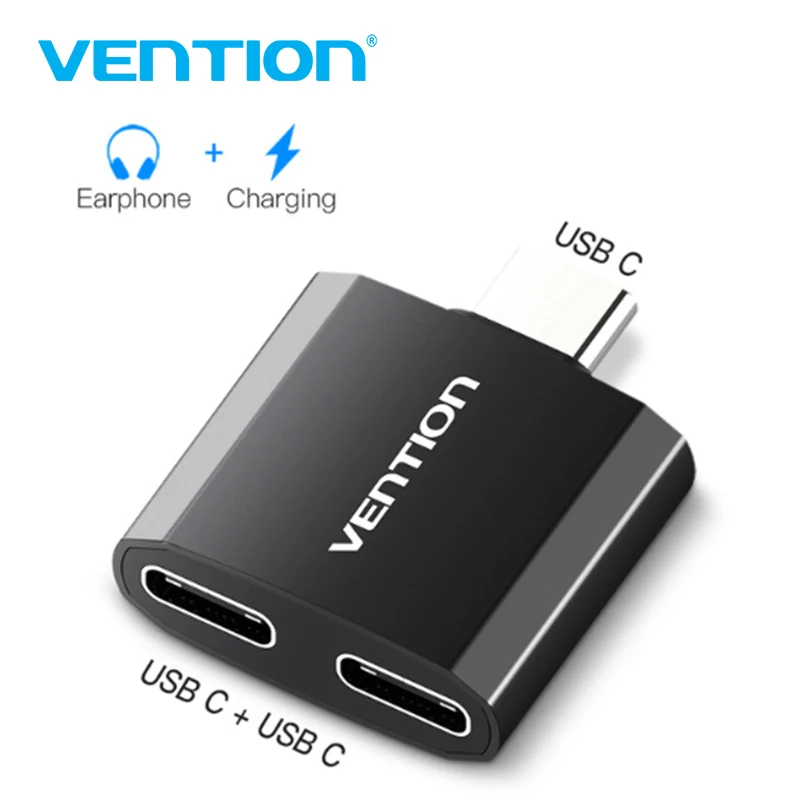 Vention usb type C до 3,5 мм AUX аудио USB3.1 для наушников адаптер для Xiaomi 6 Note MIX HUAWEI P20 Pro type c 3,5 динамик