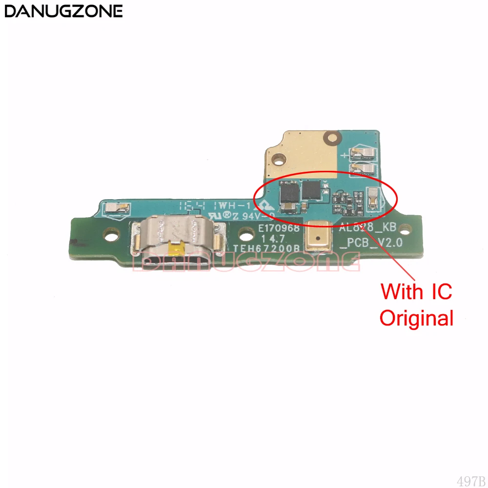

Original USB Charging Dock Port Socket Jack Connector Charge Board Flex Cable For Huawei Play 6 MYA-AL10