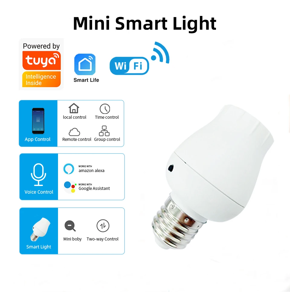 

Умный дом 220 В Интеллектуальный беспроводной светильник с дистанционным управлением переключатель мульти-контроль держатель лампы E27 винт ...