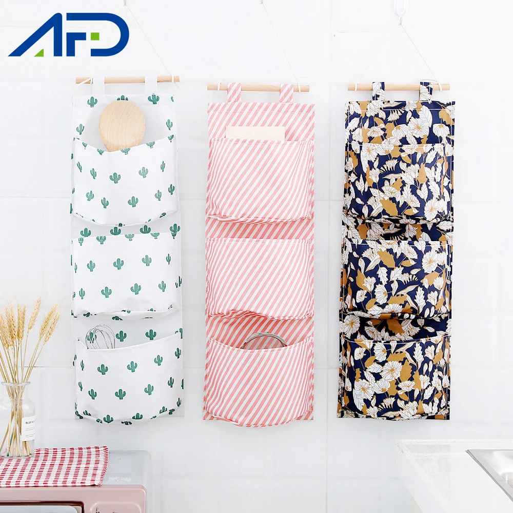 Водонепроницаемый настенный подвесной органайзер вешалка для хранения с тремя