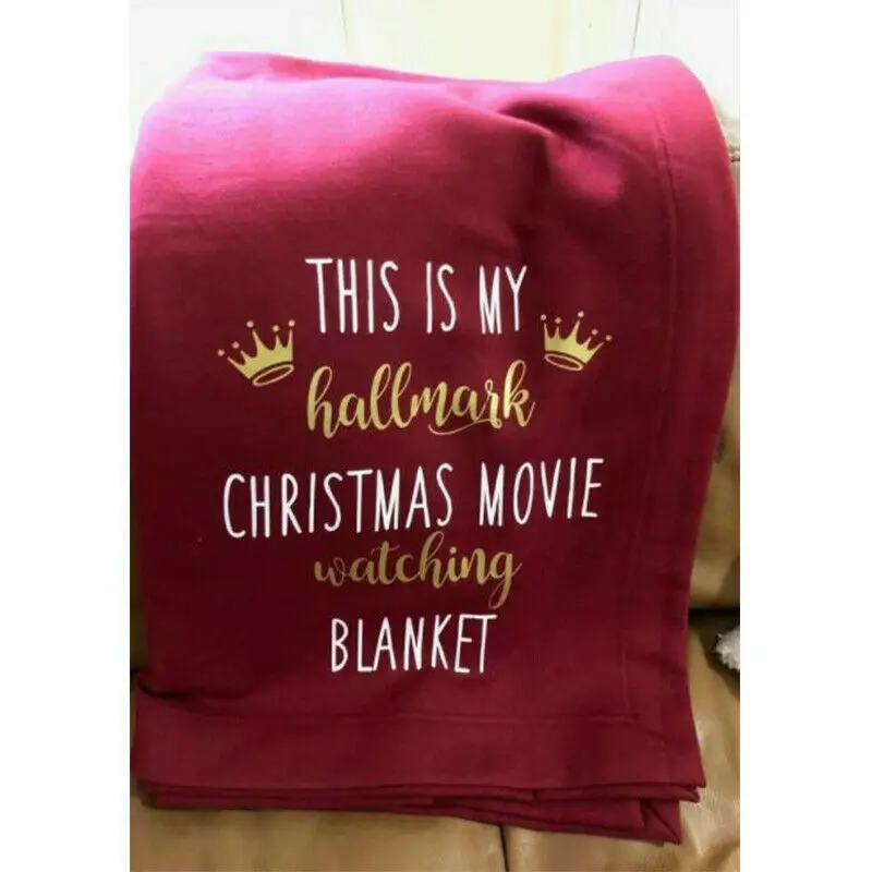 Новейшее рождественское мягкое одеяло для просмотра фильмов забавный подарок на