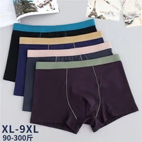 5 packs mens boxer underpants shorts breathable rc cotton underwear bulge pouch under pants big size plus xl 9xl