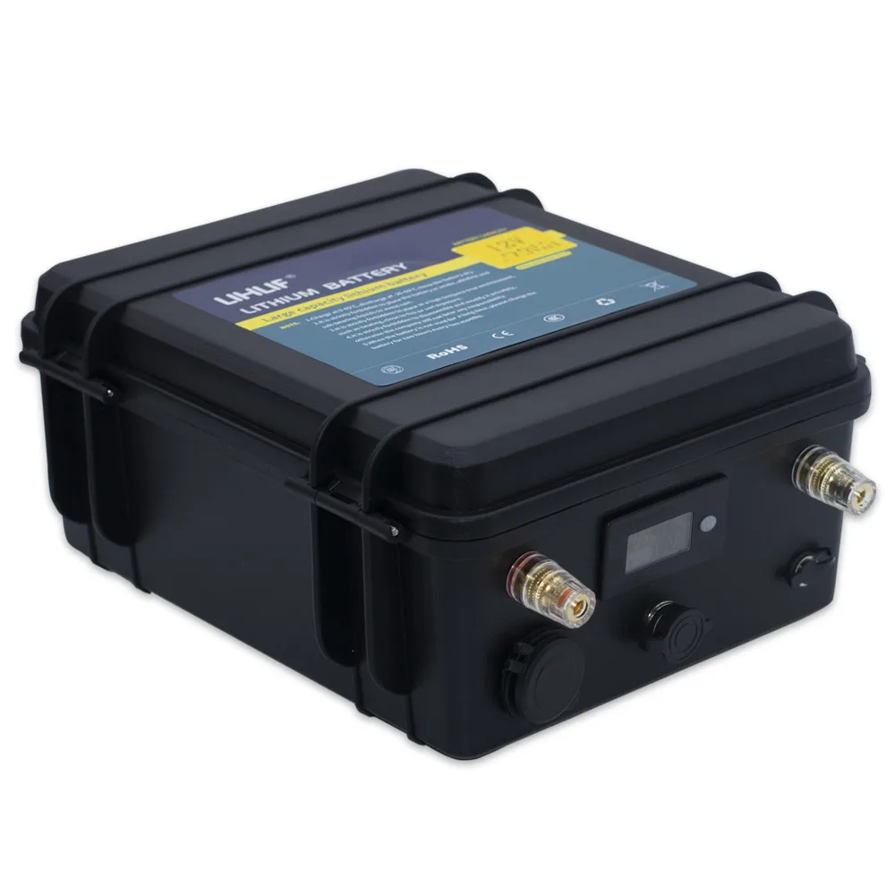 12 В 60 ач литиевая аккумуляторная батарея Водонепроницаемая литий ионная в