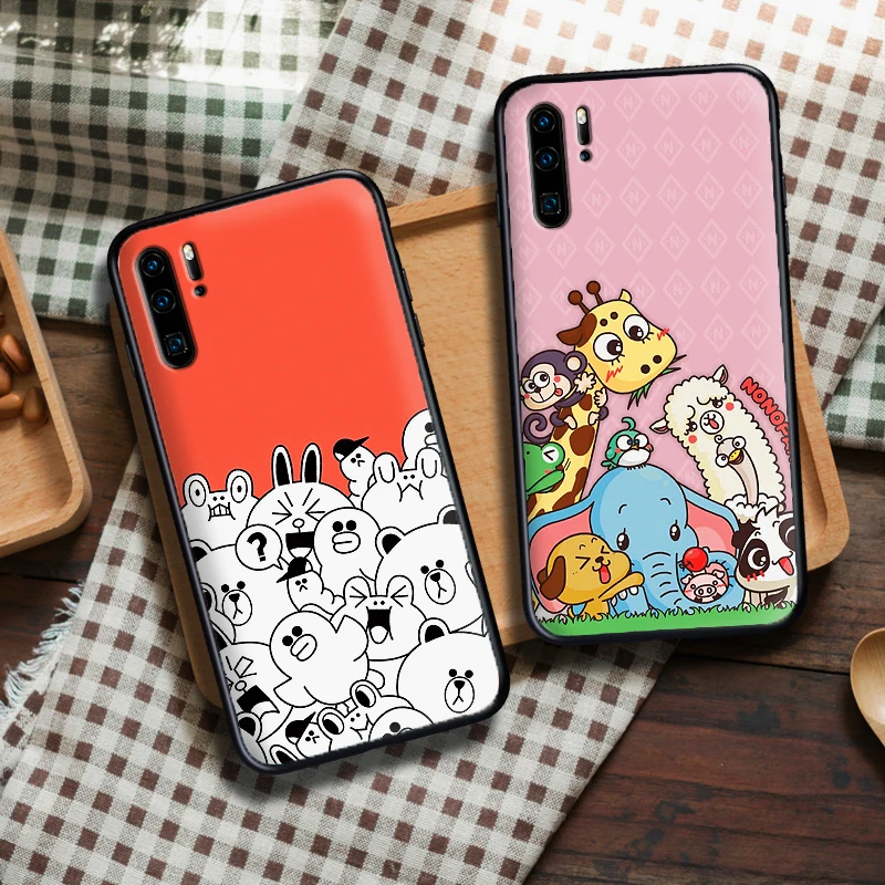 Для huawei Y6 Y7 2018 Y9 Prime 2019 Коврики 10 20 Pro Nova2 3 4 Lite Nova 2i 3i 5i крышка Милая одежда с