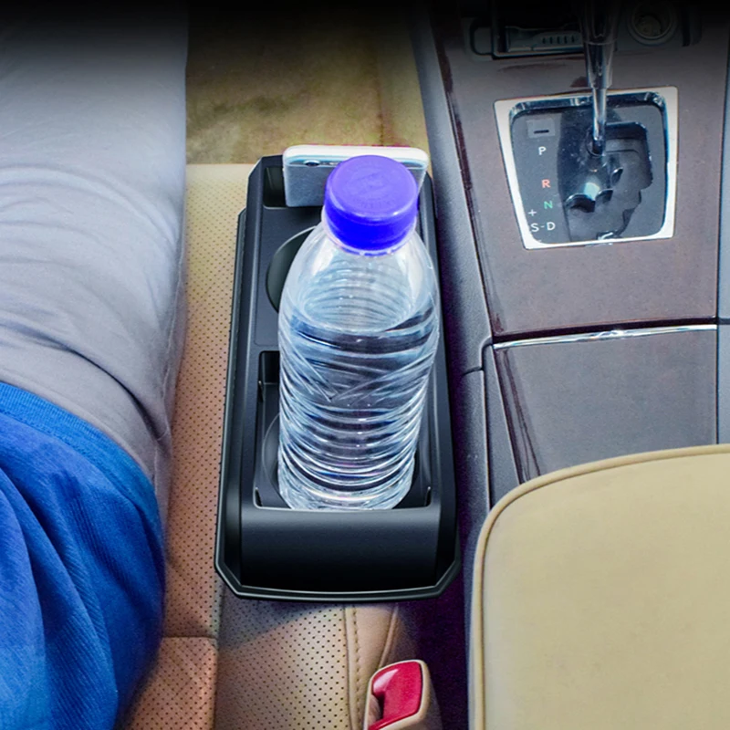 

Plastic Car Armrest Storage Box Auto Seat Seam Multifunction Middle Glove Gap Filler Water Cup Milk Organizer Gadget Accessories