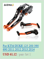 Для KTM 1090 1290 1190 Adventure R 1290 Super Adv 1290 S/T/R мотоциклетные Регулируемые тормозные рычаги сцепления 1090 ADV 1290ADV