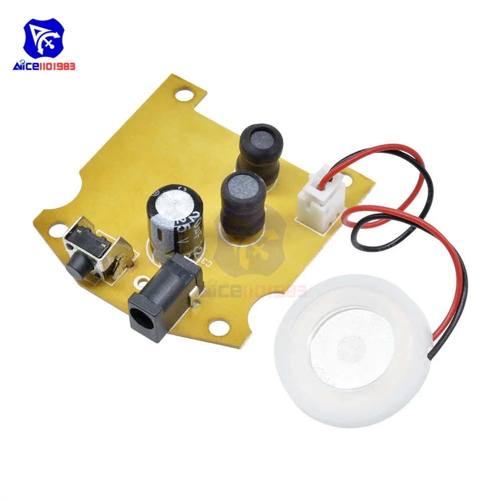 Diymore D20mm 113 кГц ультразвуковой Керамика распыляющий увлажнитель модуль тумана DC3.7