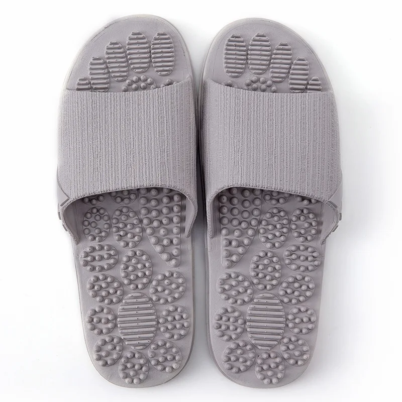 

CEVABULE Man Women House Home Slipper Foot Massage Slipper Female Family Indoor Bathroom Antiskid Soft Bottom Summer Slipper YK