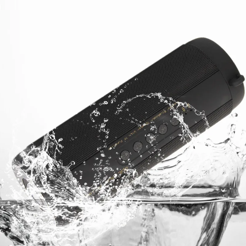 

T2 Bluetooth Speaker Waterproof Portable Outdoor Wireless Mini Column Box Speaker Support TF Card FM Stereo Hi-Fi Boxe