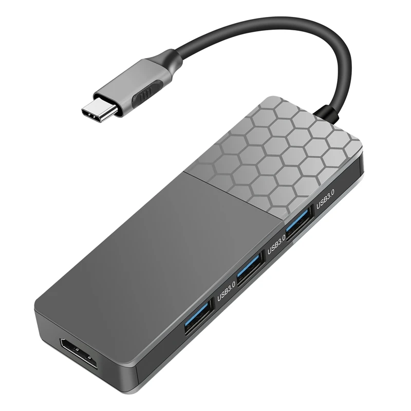 

Док-станция 7 в 1, USB Type-C, 4K, HDMI, USB 2018, PD, TF
