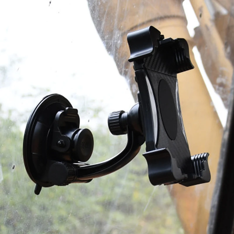 

2020 New Version 9CM Super Suction Cup Holder For hook machine excavator forklift truck mobile phone bracket GPS Support