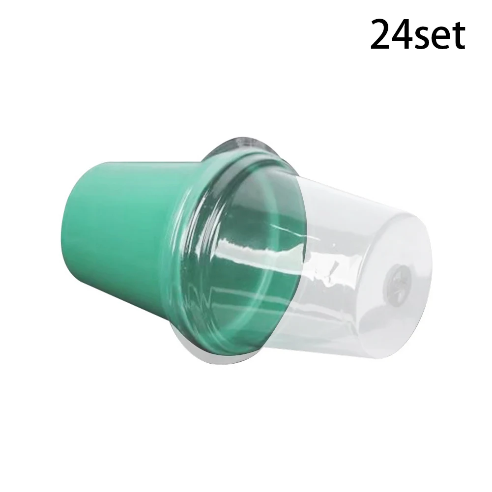 24 набора цветочных саженцев с куполом стартер питомник горшок Садовые